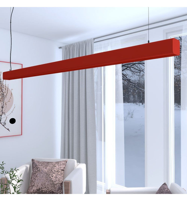 LED Lineær Pendellampe - ANTONIO RØD