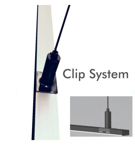 Lámpara Lineal Colgante LED - MILANO PLATA