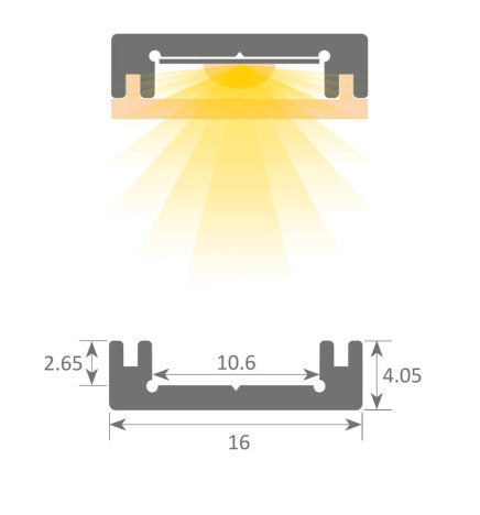 Lámpara Lineal Colgante LED - MILANO SLIM PLATA CURVES