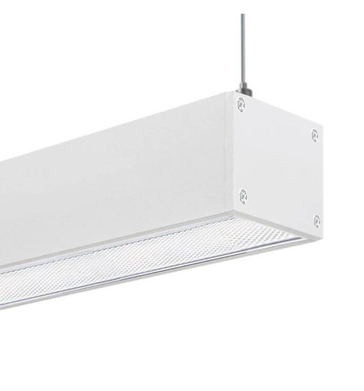 LED 72W Lineal - 2 metros - Blanco- Regleta + Colgante POSTDAM