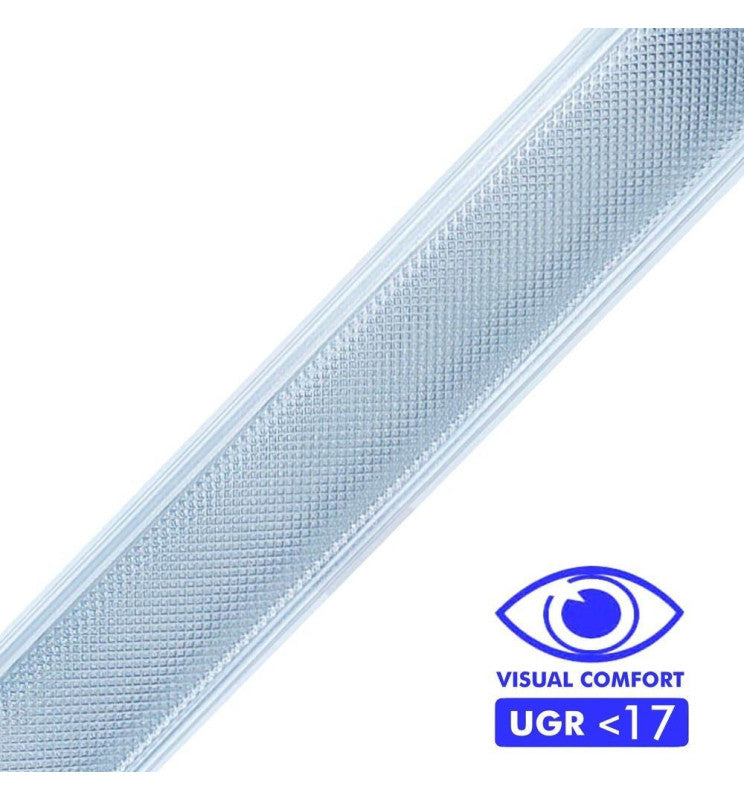 LED 72W Lineal - 2 metros - Blanco- Regleta + Colgante POSTDAM