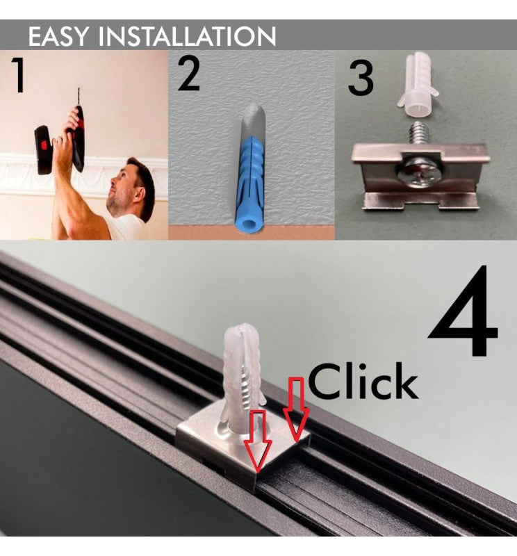 LED-lineær armatur - ANTONIO ELFENBEN