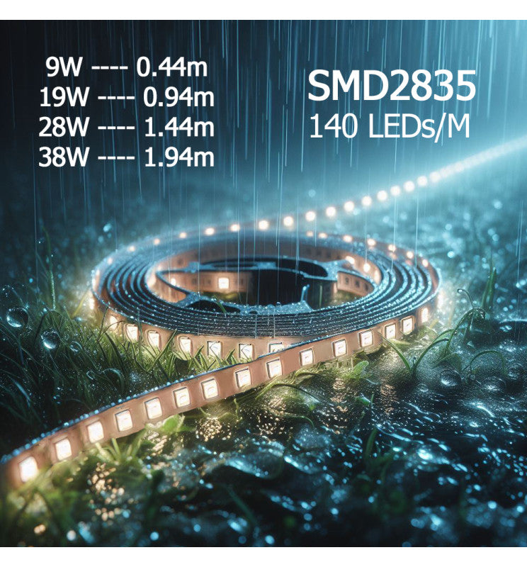 Regleta Lineal LED Regulable - MINI MUNICH NEGRO