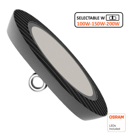 LED Industrial High Bay 100W-150W-200W UFO ENDURANCE OSRAM CHIP DURIS E 2835