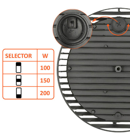 LED Industrial High Bay 100W-150W-200W UFO ENDURANCE OSRAM CHIP DURIS E 2835
