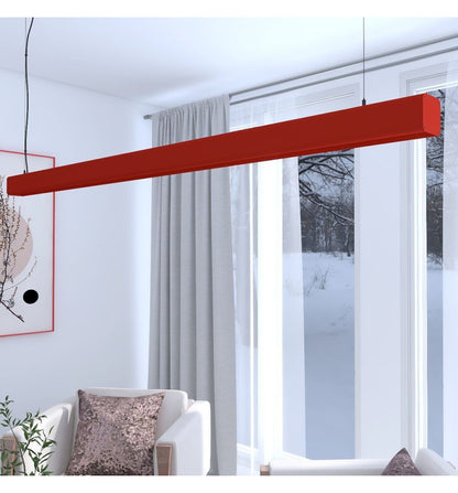 LED Lineær Pendellampe - ANTONIO RØD