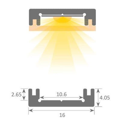 Lámpara Lineal Colgante LED - MILANO SLIM PLATA CURVES