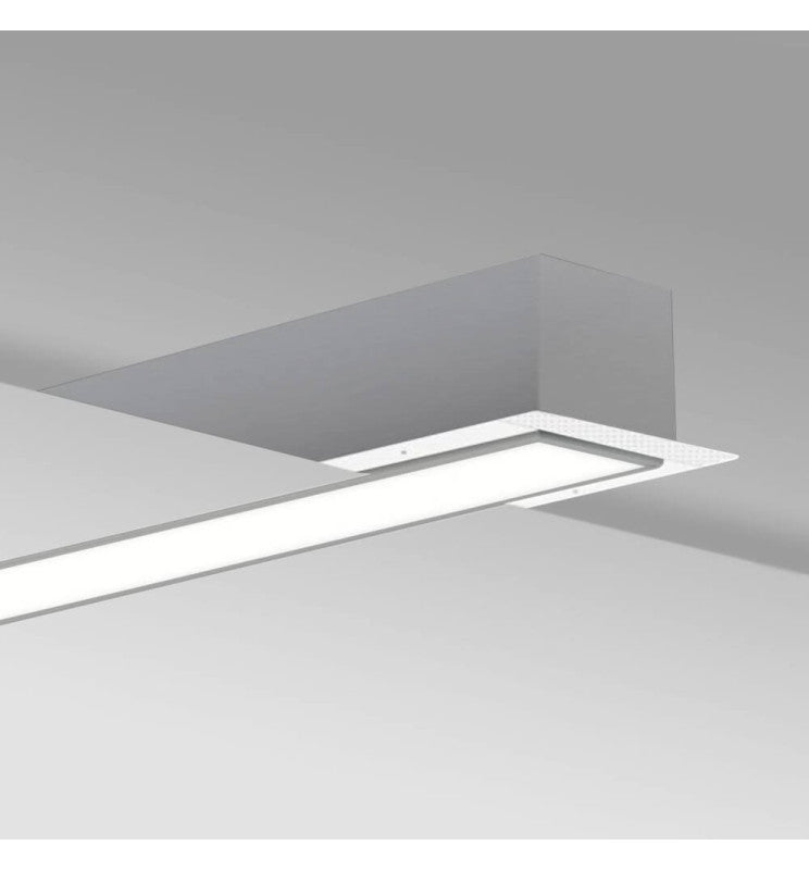 Lineær LED-armatur - Innfelt - MOSKVA MINI SØLV