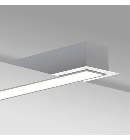 Lineær LED-armatur - Innfelt - MOSKVA MINI SØLV
