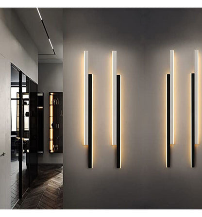 Aluminiumsprofil - Hvit - POSTDAM -2 Meter - armatur + anheng