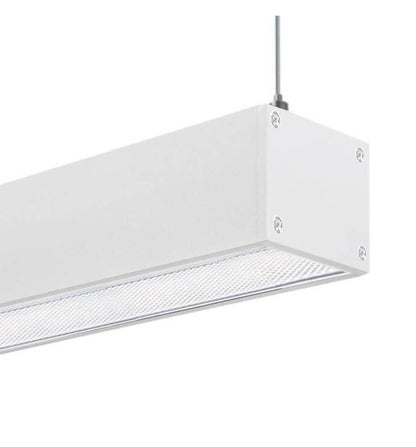 Aluminiumsprofil - Hvit - POSTDAM -2 Meter - armatur + anheng